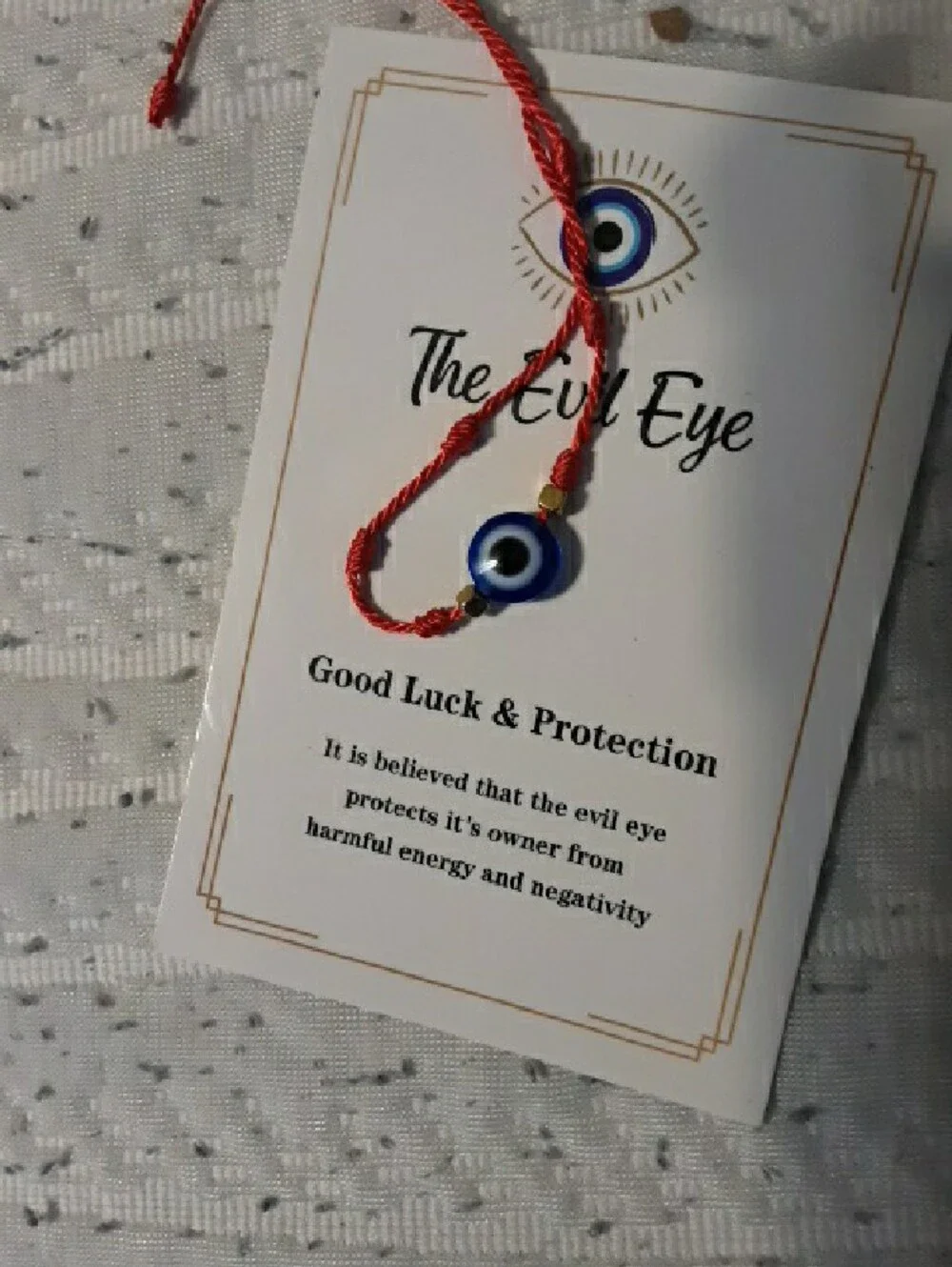 Evil Eye Protective Bracelet, Keychain  Or Purse Charm Set